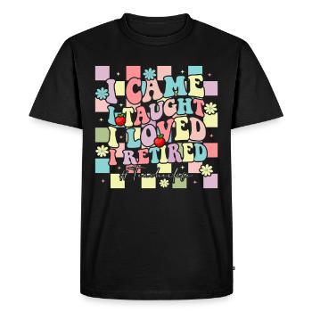 Lehrer im Ruhestand! Sommerferien für immer - Männer Premium Bio T-Shirt - Schwarz - Vorne - Nico (187cm)