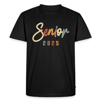 Class of 2025 Graduation - Senior 2025 - Men's Premium Organic T-Shirt - black - Front - Nico (187cm)
