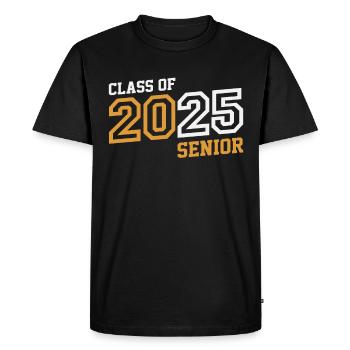 Class of 2025 Graduation 25 Back to School - Men's Premium Organic T-Shirt - black - Front - Nico (187cm)