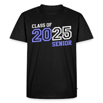 Senior 2025 Class of 2025 - Men's Premium Organic T-Shirt - black - Front - Nico (187cm)