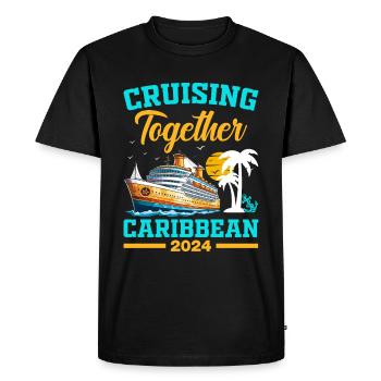Cruise Caribbean 2024 - Men's Premium Organic T-Shirt - black - Front - Nico (187cm)