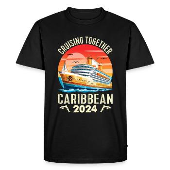 Cruise Command 2024 - Men's Premium Organic T-Shirt - black - Front - Nico (187cm)