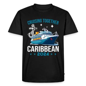 Cruise Command 2024 - Men's Premium Organic T-Shirt - black - Front - Nico (187cm)