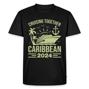 Cruise Command 2024 - Men's Premium Organic T-Shirt - black - Front - Nico (187cm)