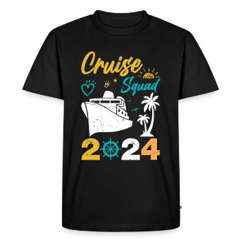 Cruise Command 2024 - Men's Premium Organic T-Shirt - black - Front - Nico (187cm)