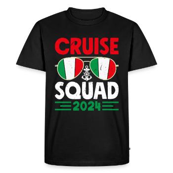 Cruise Command Italy 2024 - Men's Premium Organic T-Shirt - black - Front - Nico (187cm)