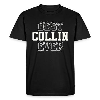 Meilleur Collin Jamais Personnalisé Nom Collin - T-shirt Premium bio Homme - noir - Devant - Nico (187cm)