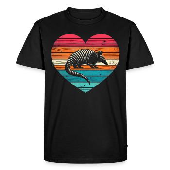 Armadillo Gürteltier - T-shirt Premium bio Homme - noir - Devant - Nico (187cm)