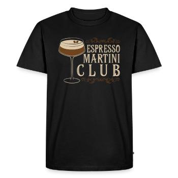 Espresso Martini Club - T-shirt Premium bio Homme - noir - Devant - Nico (187cm)
