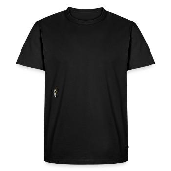 DITS Official Logo - Männer Premium Bio T-Shirt - Schwarz - Vorne - Nico (187cm)
