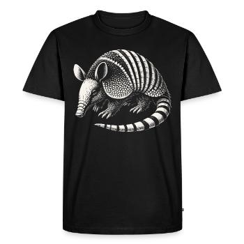 Armadillo Gürteltier - T-shirt Premium bio Homme - noir - Devant - Nico (187cm)