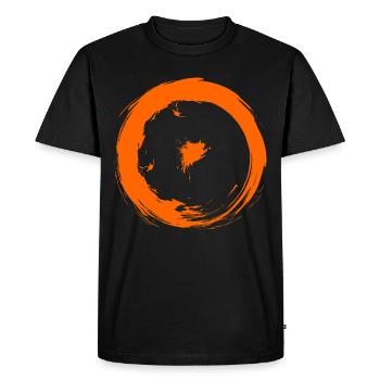 Astronomical symbols sun - Men's Premium Organic T-Shirt - black - Front - Nico (187cm)