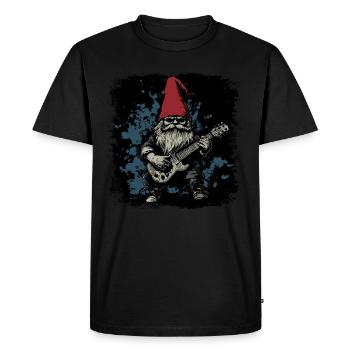Transat nain de jardin - T-shirt Premium bio Homme - noir - Devant - Nico (187cm)
