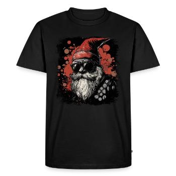 Transat nain de jardin - T-shirt Premium bio Homme - noir - Devant - Nico (187cm)