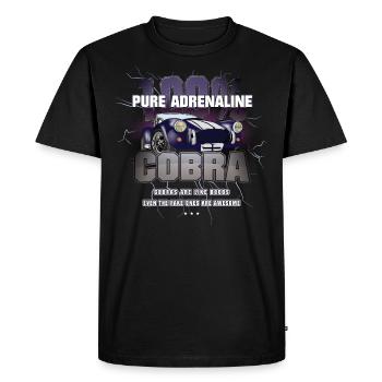 Cadeau de tonnerre américain pur adrénaline AC Cobra - T-shirt Premium bio Homme - noir - Devant - Nico (187cm)