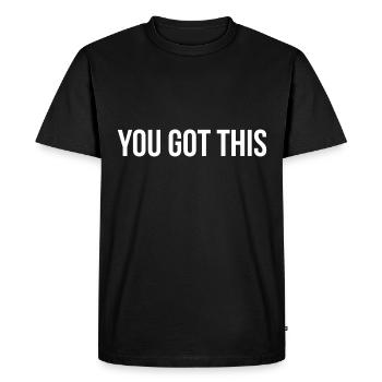 Vous avez compris - T-shirt Premium bio Homme - noir - Devant - Nico (187cm)