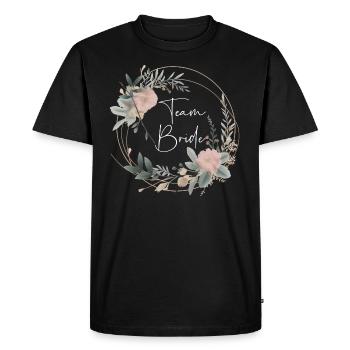 Équipe Bride - T-shirt Premium bio Homme - noir - Devant - Nico (187cm)