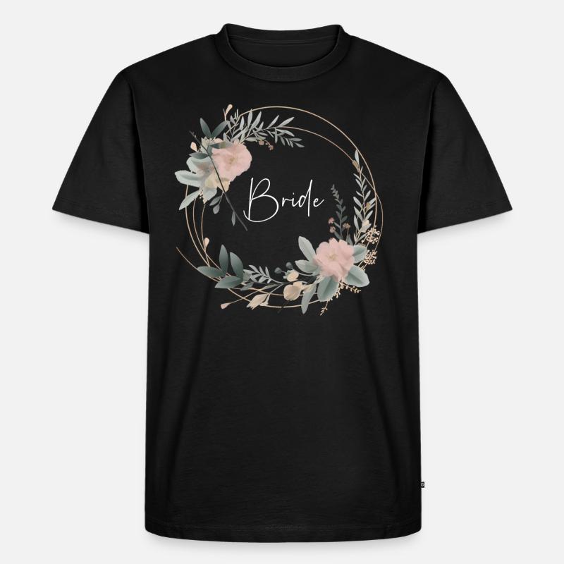 Bride - Männer Premium Bio T-Shirt - Schwarz