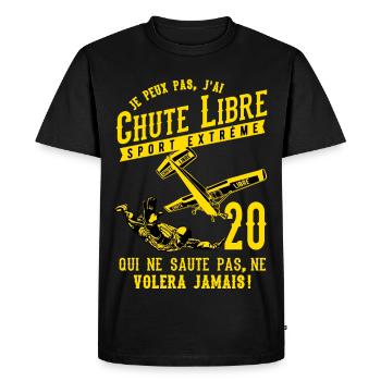 Free Fall Extreme Sport 2020 - Men's Premium Organic T-Shirt - black - Front - Nico (187cm)