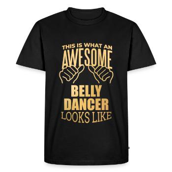 Danse du ventre Danse du ventre Danse du ventre - T-shirt Premium bio Homme - noir - Devant - Nico (187cm)