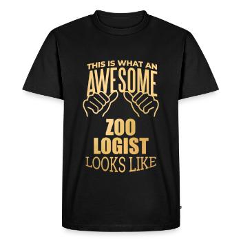 Zoologie Zoologie Zoologie - T-shirt Premium bio Homme - noir - Devant - Nico (187cm)