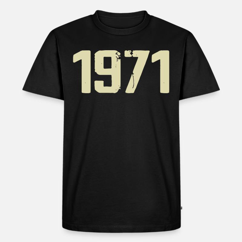 Jubilee 1971 - Men's Premium Organic T-Shirt - black