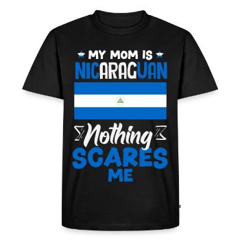 Nicaragua Flag Pride & Home - Men's Premium Organic T-Shirt - black - Front - Nico (187cm)