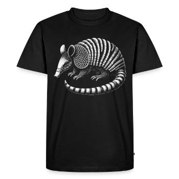 Armadillo Gürteltier - T-shirt Premium bio Homme - noir - Devant - Nico (187cm)