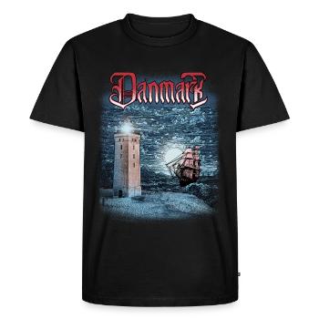 Rudbjerg Knude - Danemark - Danemark - T-shirt Premium bio Homme - noir - Devant - Nico (187cm)