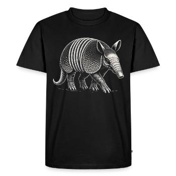 Armadillo Gürteltier - T-shirt Premium bio Homme - noir - Devant - Nico (187cm)