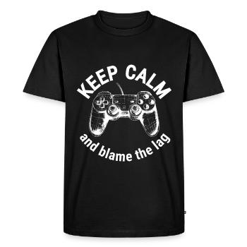 Chemise pour les joueurs. Idée cadeau unique pour le joueur - T-shirt Premium bio Homme - noir - Devant - Nico (187cm)