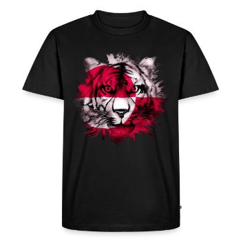 Greenland - Men's Premium Organic T-Shirt - black - Front - Nico (187cm)