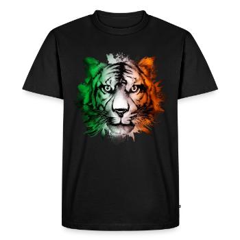 Irlande - T-shirt Premium bio Homme - noir - Devant - Nico (187cm)