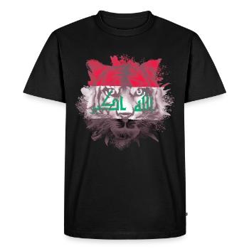 Irak - T-shirt Premium bio Homme - noir - Devant - Nico (187cm)
