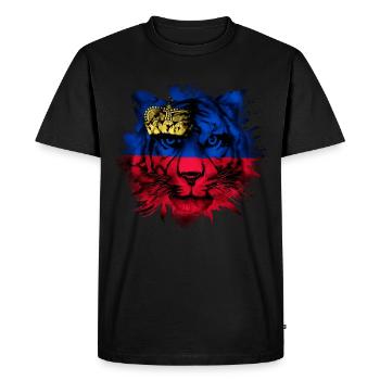 Liechtenstein - T-shirt Premium bio Homme - noir - Devant - Nico (187cm)