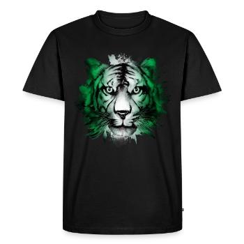 Nigéria - T-shirt Premium bio Homme - noir - Devant - Nico (187cm)