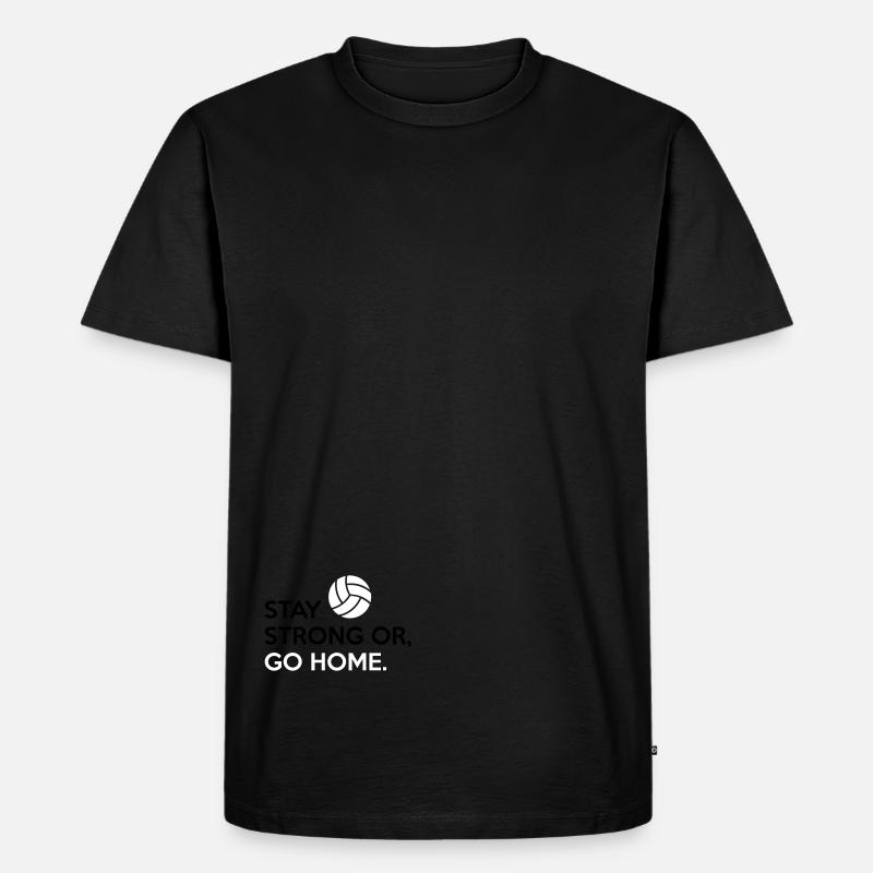 Volleyball Player - Männer Premium Bio T-Shirt - Schwarz