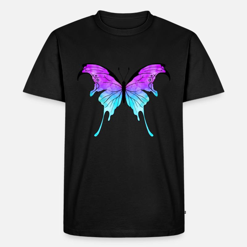 papillon - T-shirt Premium bio Homme - noir
