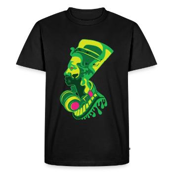 Chemise Techno Egytian Rave Festival - T-shirt Premium bio Homme - noir - Devant - Nico (187cm)