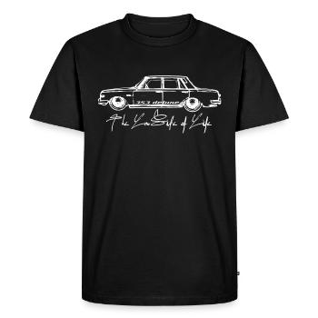 Wartburg 353 deluxe retro low oldshool - Men's Premium Organic T-Shirt - black - Front - Nico (187cm)