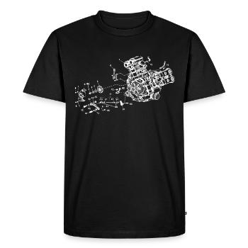 Car Mechanic Car Mechatronics Engineer Car Mechanic - Men's Premium Organic T-Shirt - black - Front - Nico (187cm)