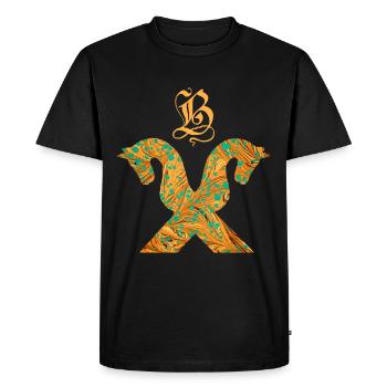 pignon de cheval e 95 b - T-shirt Premium bio Homme - noir - Devant - Nico (187cm)