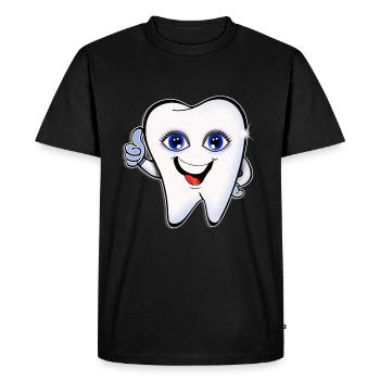 T-shirt dentiste assistant dentaire assistant assistant - T-shirt Premium bio Homme - noir - Devant - Nico (187cm)