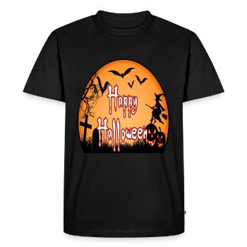 Halloween - T-shirt Premium bio Homme - noir - Devant - Nico (187cm)