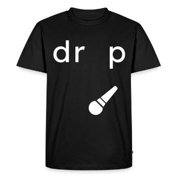 Drop the Microphone - Men's Premium Organic T-Shirt - black - Front - Nico (187cm)