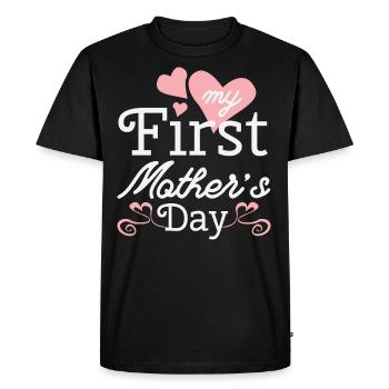 Mother's day sayings parents recognition gift - Men's Premium Organic T-Shirt - black - Front - Nico (187cm)