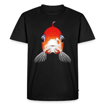 Koi Fish - T-shirt Premium bio Homme - noir - Devant - Nico (187cm)