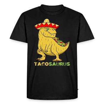 Tacosaurus Cinco de Mayo Fun For Kids Funny Taco D - T-shirt Premium bio Homme - noir - Devant - Nico (187cm)
