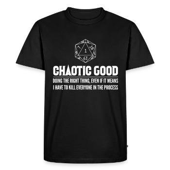 Aventure RPG Dice Fantasy Cadeau - T-shirt Premium bio Homme - noir - Devant - Nico (187cm)