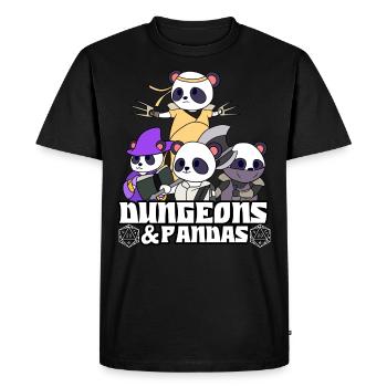 Aventure RPG Dice Fantasy Cadeau - T-shirt Premium bio Homme - noir - Devant - Nico (187cm)